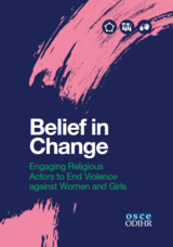 Abstract, dynamic pink brush stroke