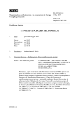 Giornale della 1144a Seduta plenaria del Consiglio permanente