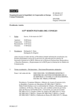 Diario de la 1137ª Sesión plenaria del Consejo Permanente