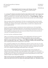 Statement by Mr. Bruce McConnell, Global Vice President