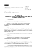 Décision No 1247 du Conseil permanent