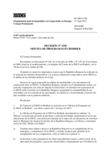 Decisión Nº 1250 del Consejo Permanente