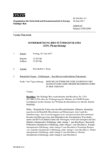 Journal der 1151. Sondersitzung des Ständigen Rates