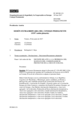 Diario de la 1151ª Sesión extraordinaria del Consejo Permanente