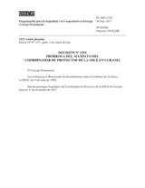 Decisión Nº 1254 del Consejo Permanente