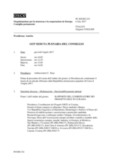 Giornale della 1152a Seduta plenaria del Consiglio permanente