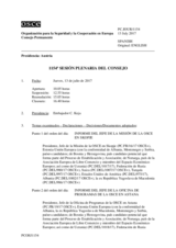 Diario de la 1154ª Sesión plenaria del Consejo Permanente 