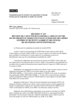 Décision No 3/17 du Forum pour la coopération en matière de sécurité