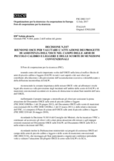 Decisione N.3/17 del Foro di cooperazione per la sicurezza