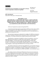 Decisión Nº 3/17 del Foro de Cooperación en materia de Seguridad