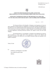 Response by the Delegation of Lithuania to the Small Arms and Light Weapons Questionnaire