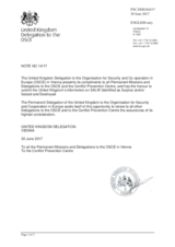 Annual Information by the Delegation of the United Kingdom on SALW Identified as Surplus and/or Seized and Destroyed