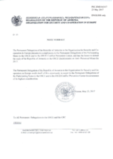 Response by the Delegation of Armenia to the Questionnaire on Anti-Personnel Mines and Explosive Remnants of War