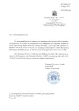 Response by the Delegation of Iceland to the Questionnaire on Anti-Personnel Mines and Explosive Remnants of War