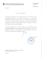 Response by the Delegation of Slovenia to the Questionnaire on Anti-Personnel Mines and Explosive Remnants of War