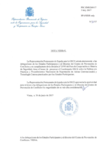 Response by the Delegation of Spain to the Questionnaire on Participating States’ Policy and/or National Practices and Procedures for the Export of Conventional Arms and Related Technology