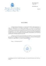 Information Exchange by the Delegation of Spain on Conventional Arms Transfer