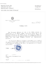 Response by the Delegation of Italy to the Small Arms and Light Weapons Questionnaire