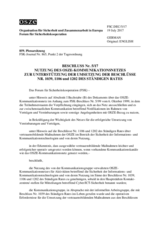Beschluss Nr. 5/17 des Forums für Sicherheitskooperation