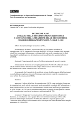 Decisione N.5/17 del Foro di cooperazione per la sicurezza