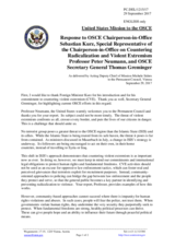 Statement by the Delegation of the United States of America on countering violent extremism and radicalization that lead to terrorism (VERLT)