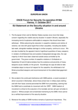 Statement by the Estonian EU Presidency on the situation in and around Ukraine