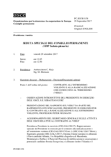 Giornale della 1158a Seduta speciale del Consiglio permanente