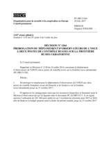 Décision No 1264 du Conseil permanent