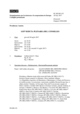 Giornale della 1155a Seduta plenaria del Consiglio permanente