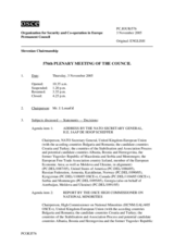 Journal of the 576th Plenary Meeting of the Permanent Council