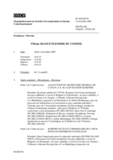 Journal of the 576th Plenary Meeting of the Permanent Council (fr)