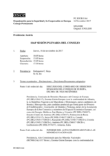 Diario de la 1164ª Sesión plenaria del Consejo Permanente 