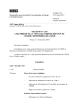 Décision No 1270 du Conseil permanent