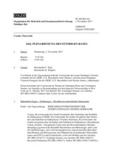 Journal der 1162. Plenarsitzung des Ständigen Rates 