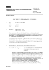 Giornale della 1162a Seduta plenaria del Consiglio permanente