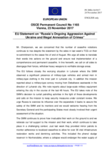 Statement by the Estonian EU Presidency on the Russia’s ongoing aggression against Ukraine and illegal occupation of Crimea