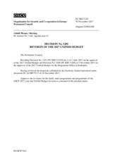 Permanent Council Decision No. 1281