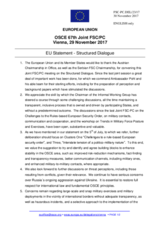 Statement by the Estonian EU Presidency on the assessment of the structured dialogue in view of the Ministerial Council 