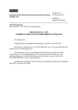 Beschluss Nr. 1272 des Ständigen Rates