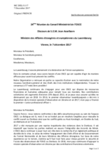 Statement by H.E. Jean Asselborn, Minister for Foreign and European Affairs