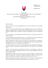Statement by H.E. Lukáš Parízek, State Secretary of the Ministry of Foreign and European Affairs