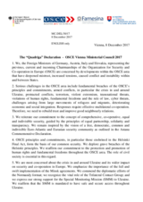 The "Quadriga Declaration"