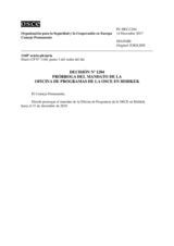 Decisión Nº 1284 del Consejo Permanente