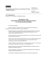 Decisione N.1282 del Consiglio permanente