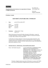 Giornale della 1166a Seduta plenaria del Consiglio permanente