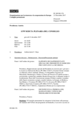 Giornale della 1170a Seduta plenaria del Consiglio permanente