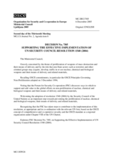 Ljubljana Ministerial Decision No. 7 on supporting the effective implementation of UN Security Council Resolution 1540 (2004)