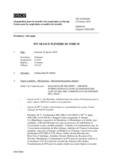 Journal de la 874ème séance plénière du Forum