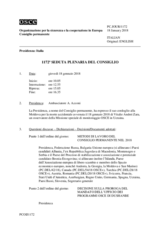 Decisione N.1285 del Consiglio permanente