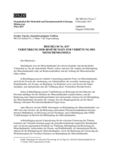 Decision No. 6/17 - Strengthening Efforts to Prevent Trafficking in Human Beings